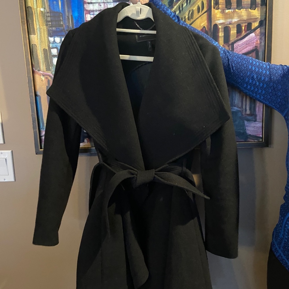 BCBG Wool Wrap Coat